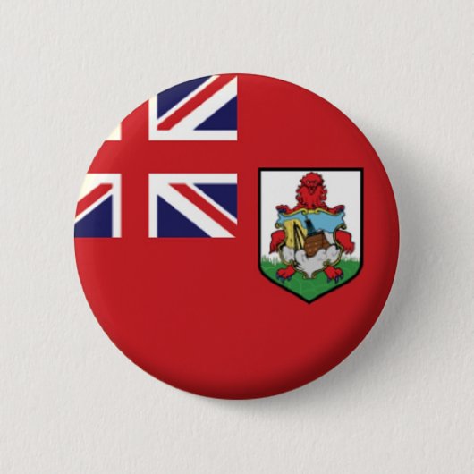 BERMUDA PIN BACK BADGE RONDE BUTTON 5,7 CM (Voorkant)
