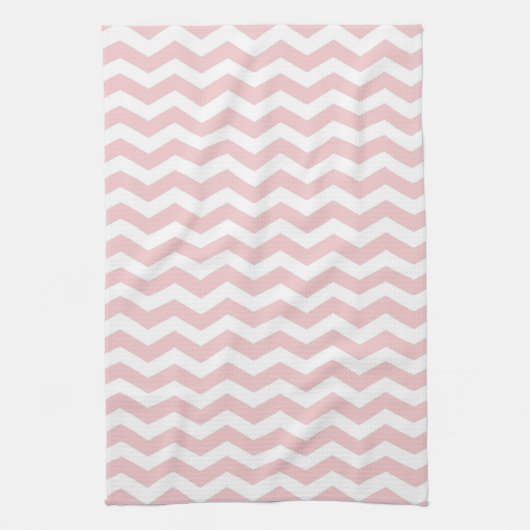 Bermuda Pink Wave Chevron Theedoek (Verticaal)