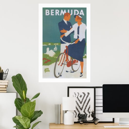 Bermuda Poster (Thuiskantoor)