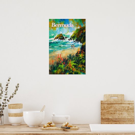Bermuda Poster (Keuken)