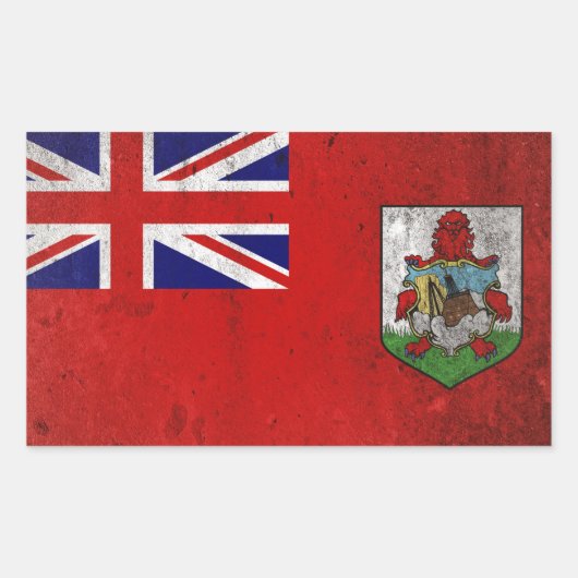 Bermuda Rechthoekige Sticker (Voorkant)
