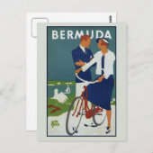 Bermuda-reisadvertentiekaart Briefkaart (Voorkant / Achterkant)