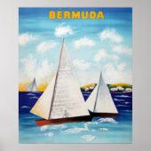 Bermuda Retro Poster (Voorkant)