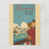  Bermuda Retro Toerisme Reclame Reizen Briefkaart (Voorkant)