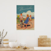 Bermuda Retro Vintage Poster (Keuken)