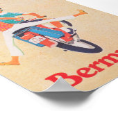 Bermuda Retro Vintage Travel Poster (Hoek)