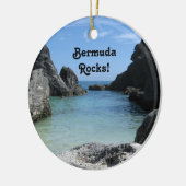 Bermuda, rotsen! keramisch ornament (Links)