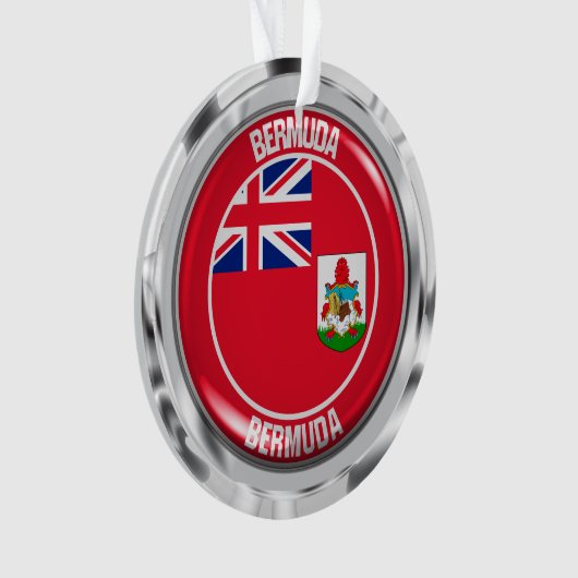 Bermuda Round Emblem Ornament (voorkant)
