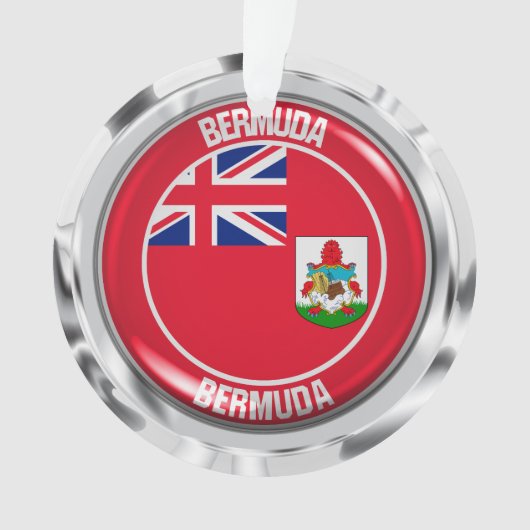 Bermuda Round Emblem Ornament (voorkant)