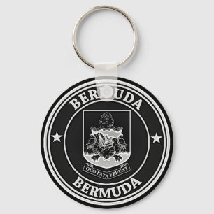 Bermuda Round Emblem Sleutelhanger