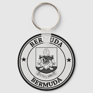 Bermuda Round Emblem Sleutelhanger