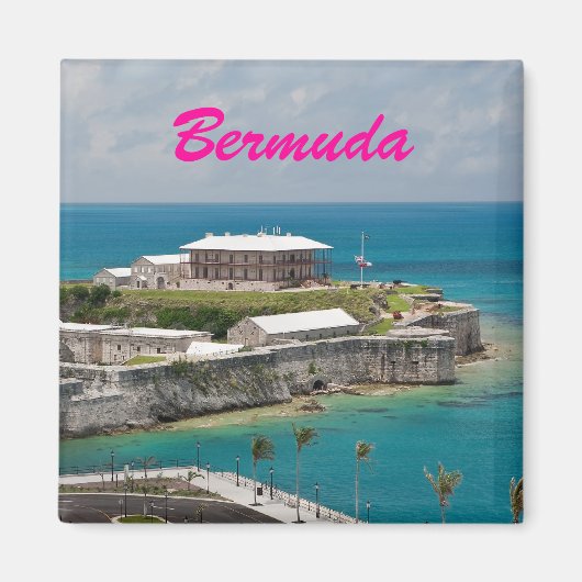 Bermuda Royal Naval Shipyard Magnet (Voorkant)