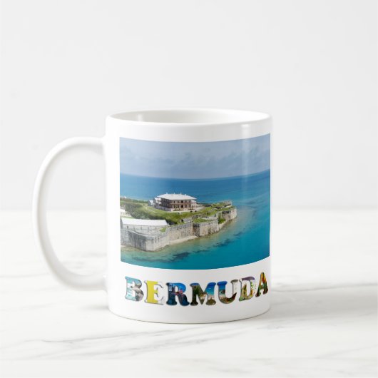 Bermuda Royal Navy Dockyard Travel Foto Koffiemok (Links)