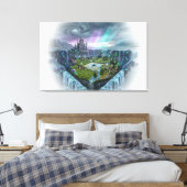 Bermuda Ruit: Het Verborgen Toevluchtsoord Canvas Afdruk (Insitu (Slaapkamer))