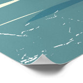 Bermuda Sailing vintage-poster Poster (Hoek)