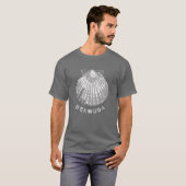 Bermuda seashell in nood t-shirt (Voorkant volledig)
