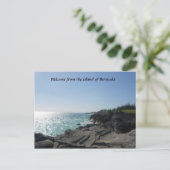 Bermuda Shoreline Briefkaart (Staand voorkant)