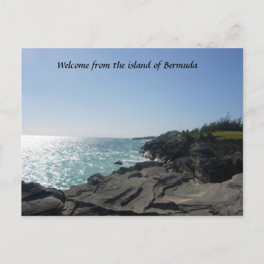 Bermuda Shoreline Briefkaart (Voorkant)