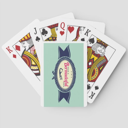 Bermuda-speelkaarten Pokerkaarten (Achterkant)