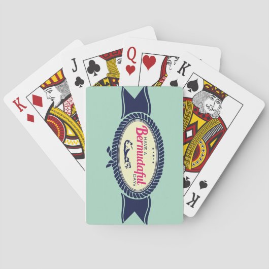Bermuda-speelkaarten Pokerkaarten (Achterkant)