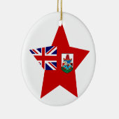 Bermuda Star Keramisch Ornament (Rechts)