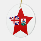 Bermuda Star Keramisch Ornament (Links)