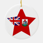 Bermuda Star Keramisch Ornament (Achterkant)