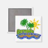 Bermuda State of Mind magneet (Voorkant / Achterkant)