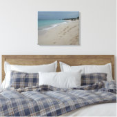 Bermuda strand canvas afdruk (Insitu (Slaapkamer))