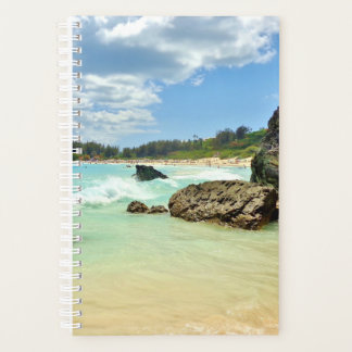 Bermuda strandplanner, natuur fotonotebook planner