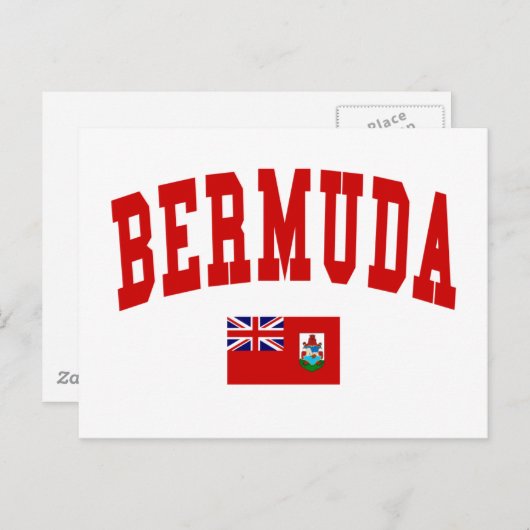 Bermuda Style Briefkaart (Voorkant / Achterkant)