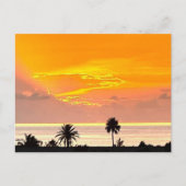 Bermuda Sunset Briefkaart (Voorkant)