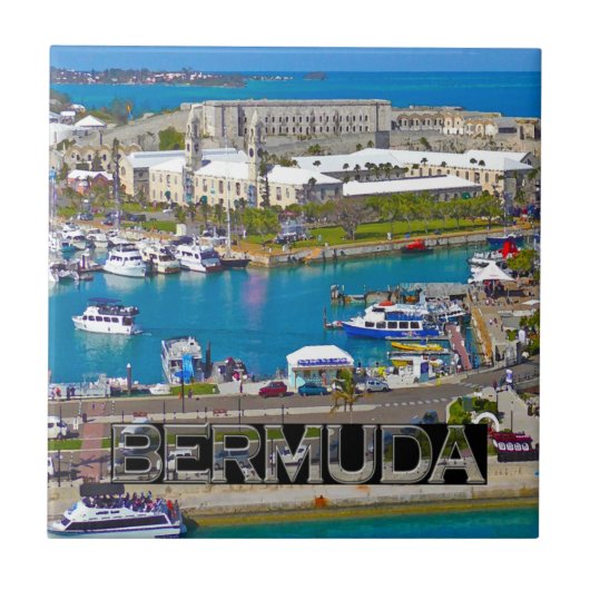 Bermuda Tegeltje (Voorkant)