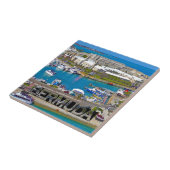 Bermuda Tegeltje (Zijkant)