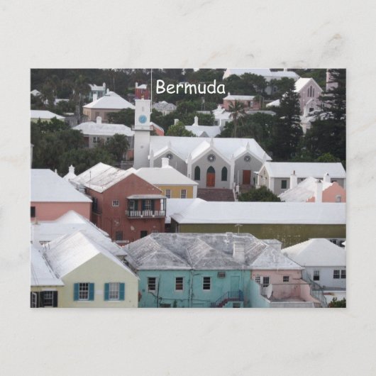 Bermuda Town Briefkaart (Voorkant)