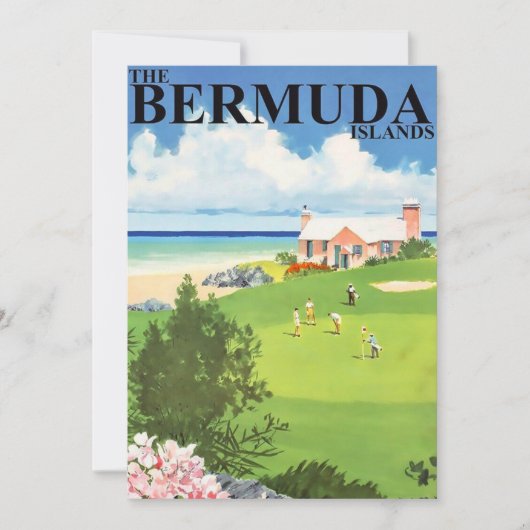 Bermuda Travel 5x7 Big Postcard (Voorkant)