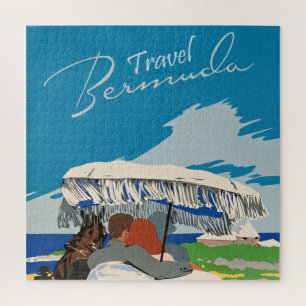Bermuda Travel Art Ilustratie Legpuzzel