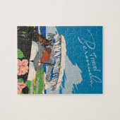  Bermuda Travel Art Ilustratie Legpuzzel (Horizontaal)