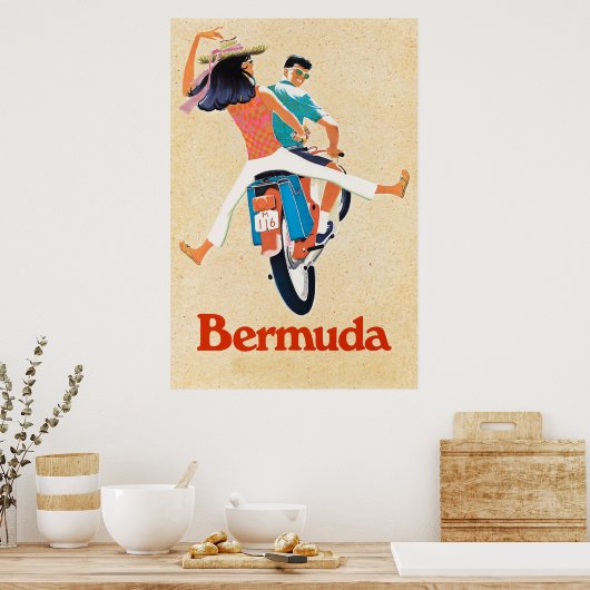 Bermuda Travel poster (Keuken)