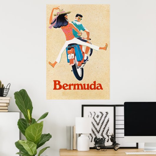 Bermuda Travel poster (Thuiskantoor)