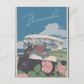  bermuda Travel Poster Briefkaart (Voorkant)