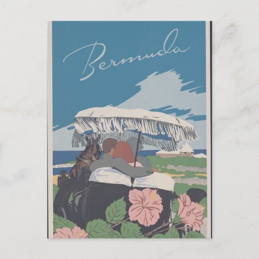  bermuda Travel Poster Briefkaart (Voorkant)