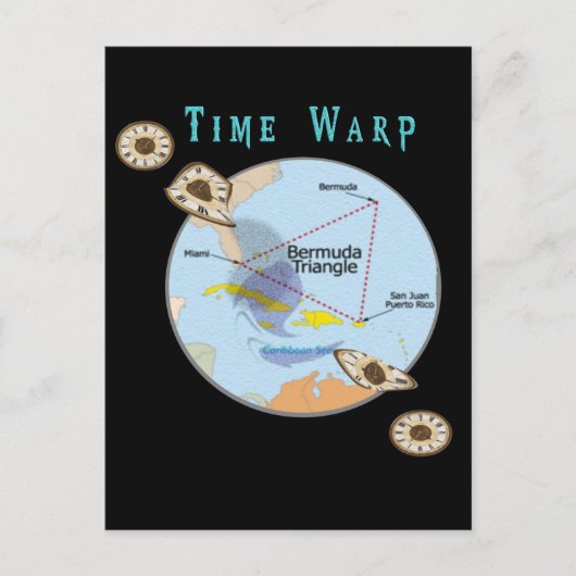 Bermuda Triangle Briefkaart (Voorkant)