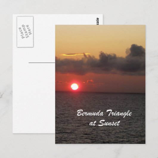 Bermuda Triangle Briefkaart (Voorkant / Achterkant)
