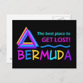 BERMUDA TRIANGLE briefkaart - pas aan (Voorkant / Achterkant)
