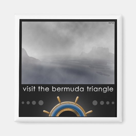 Bermuda Triangle Magneet (Voorkant)