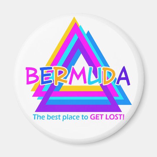 BERMUDA TRIANGLE magnet (Voorkant)