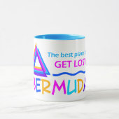 BERMUDA TRIANGLE mok - kies stijl en kleur (Midden)