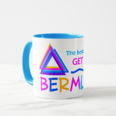 BERMUDA TRIANGLE mok - kies stijl en kleur (Voorkant links)