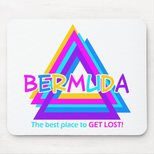 BERMUDA TRIANGLE Mousepad Muismat (Voorkant)